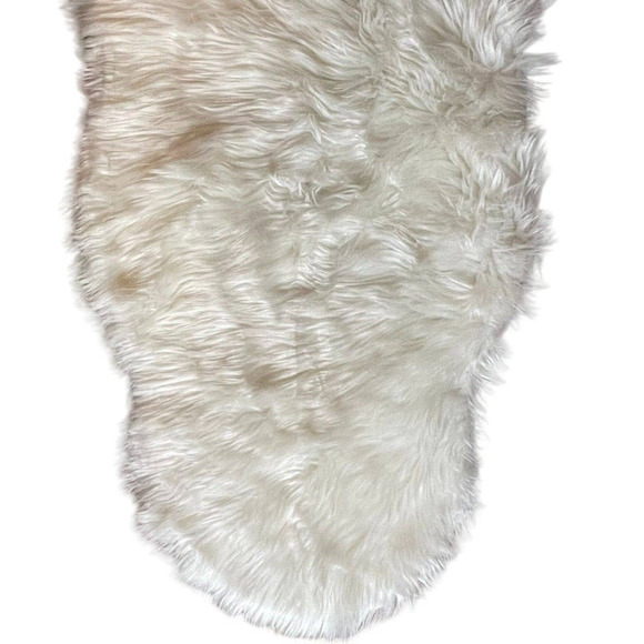 Amazon Other - Double-Pelt Sheepskin Rug White New Zealand Dyed Sheep Fur 23x38in